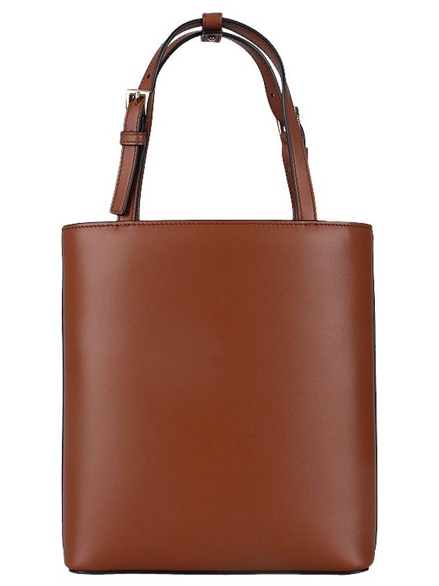 Triangle Logo Tote Bag Brown - PRADA - BALAAN 6