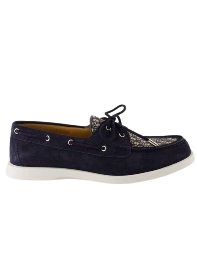 Granville Suede Boat Navy - DIOR - BALAAN 1