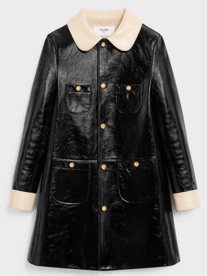 Babydoll leather coat - CELINE - BALAAN 2