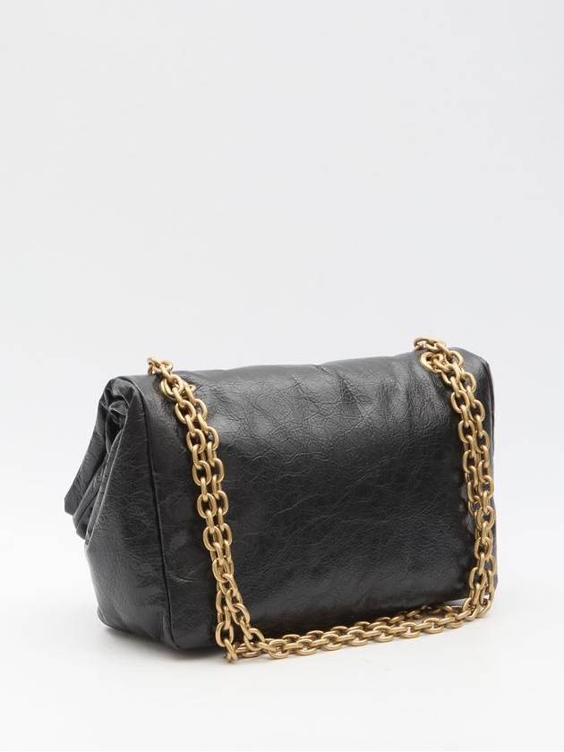 Monaco Small Chain Shoulder Bag Black - BALENCIAGA - BALAAN 3