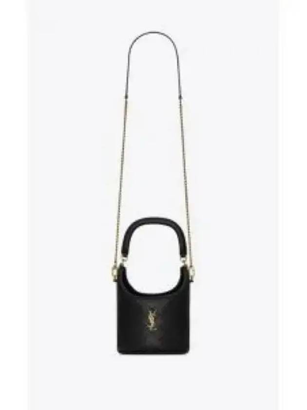 Gaby Lambskin Shoulder Bag Black - SAINT LAURENT - BALAAN 2