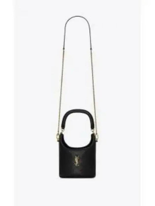 Gaby Lambskin Shoulder Bag Black - SAINT LAURENT - BALAAN 2