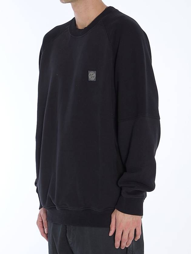 Compass Patch Knit Top Black - STONE ISLAND - BALAAN 3