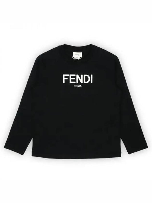 Kids T Shirt JUI1547AJF0GME Black - FENDI - BALAAN 2