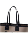 Label Print Medium London Cotton Tote Bag Beige - BURBERRY - BALAAN 9