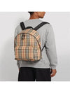 Vintage Check Motif Nylon Backpack Beige - BURBERRY - BALAAN 4