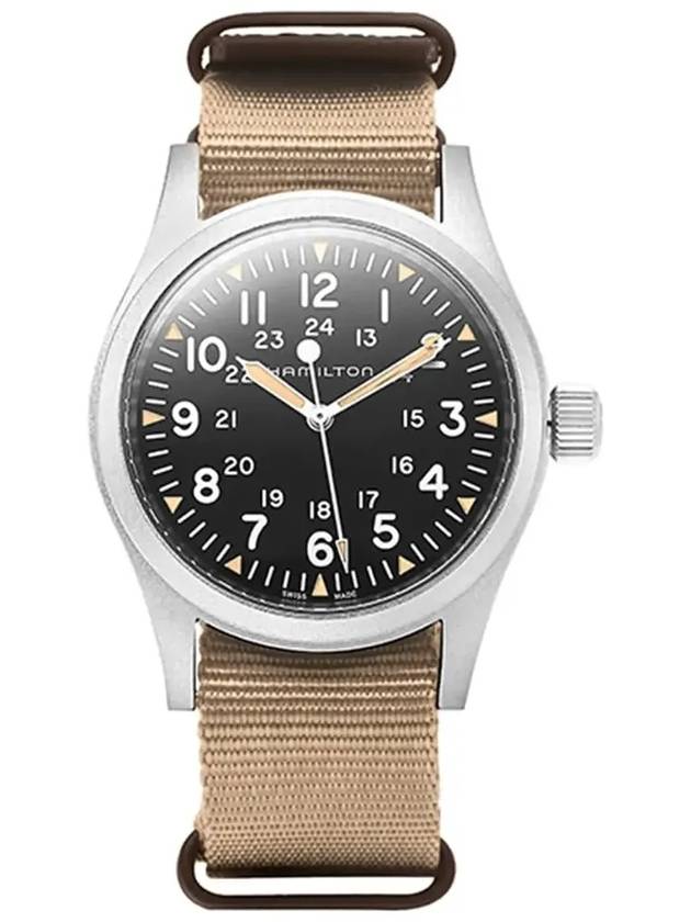 Khaki Field Mechanical Watch Brown - HAMILTON - BALAAN 5