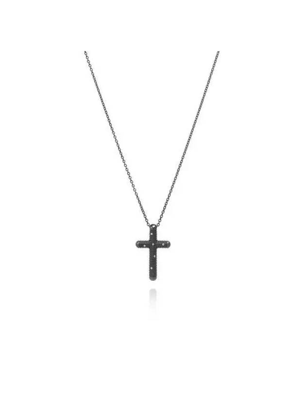 20062159 Metropolitan Cross 18K White Gold Necklace - DAMIANI - BALAAN 4