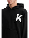 Lucky Tiger Oversized Cotton Hoodie Black - KENZO - BALAAN 6