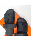 Hermes Chypre H Logo Calfskin Sandals Black - HERMES - BALAAN 7