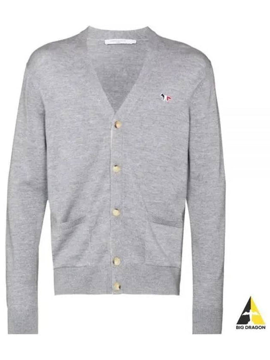 CLASSIC CARDIGAN TRICOLOR FOX PATCH FU00501KT1036 GRMH150 - MAISON KITSUNE - BALAAN 1