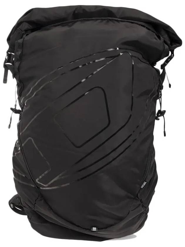 Drape Logo Backpack Black - DIESEL - BALAAN 3