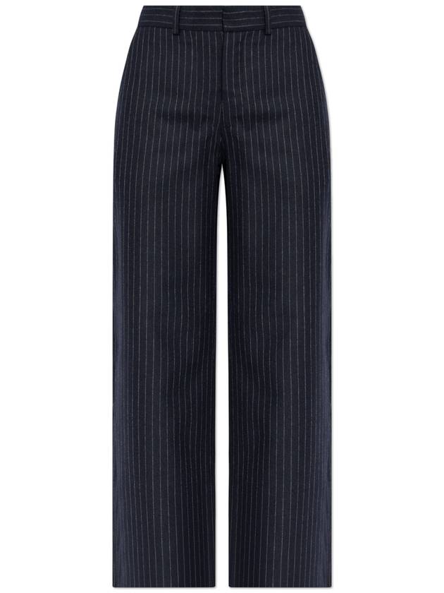 A.P.C. Creased Trousers, Women's, Navy Blue - A.P.C. - BALAAN 1