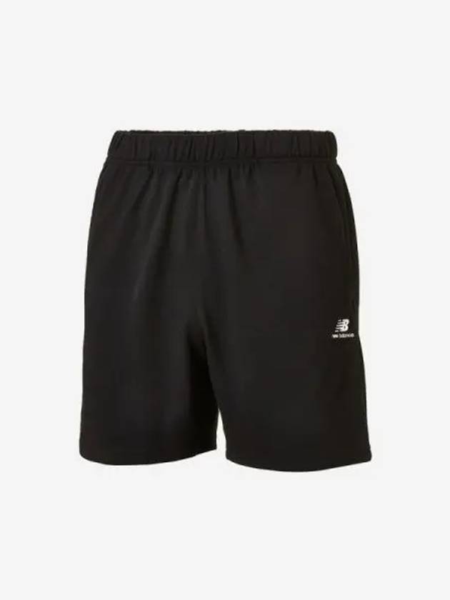 Women s Essential Single Mesh 4 5 Shorts Black - NEW BALANCE - BALAAN 1