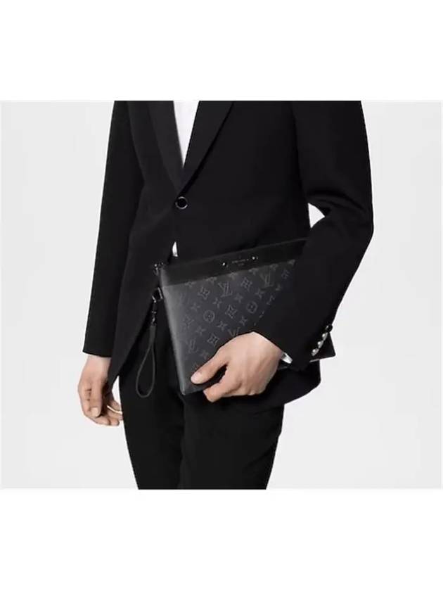 Monogram Eclipse Pochette Pouch Bag Black - LOUIS VUITTON - BALAAN 3