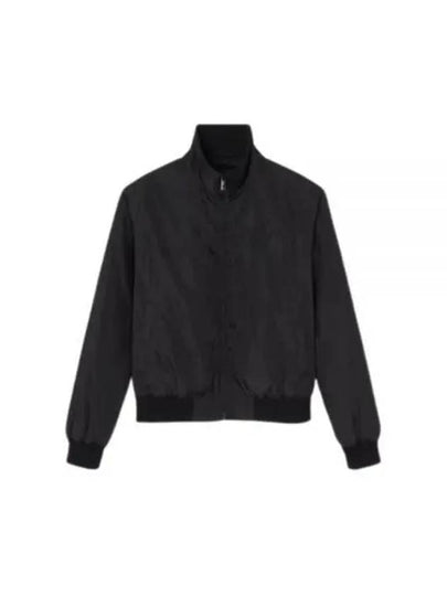 Nylon Zip-Up Jacket Black - VERSACE - BALAAN 2