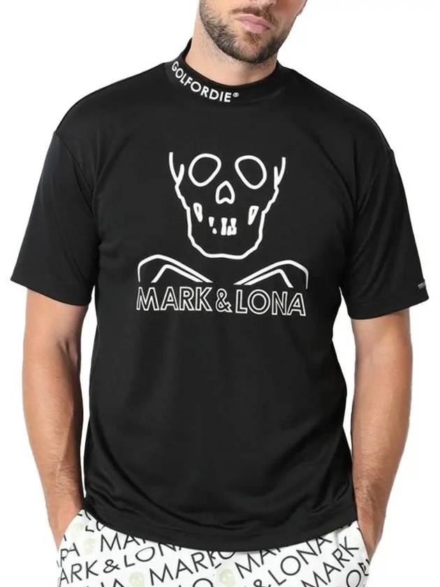 Men s Fave Mock Neck Tee Black MLM 4A AA02 - MARK & LONA - BALAAN 2