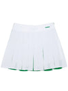 Point Skirt Tennis Skirt WHITE - TRIMERE - BALAAN 2