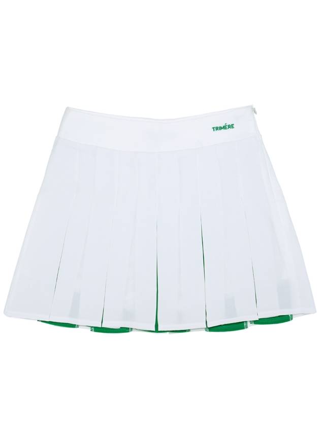 Point Skirt Tennis Skirt WHITE - TRIMERE - BALAAN 2