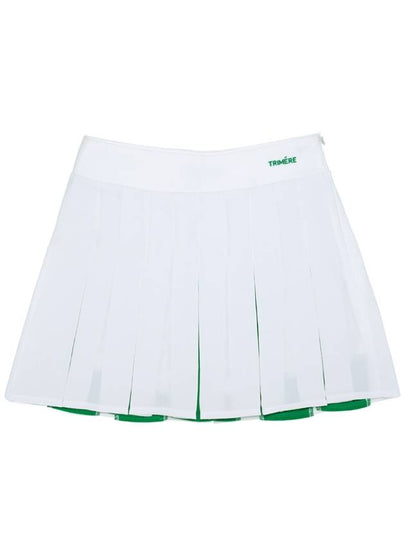 Point Skirt Tennis Skirt WHITE - TRIMERE - BALAAN 2