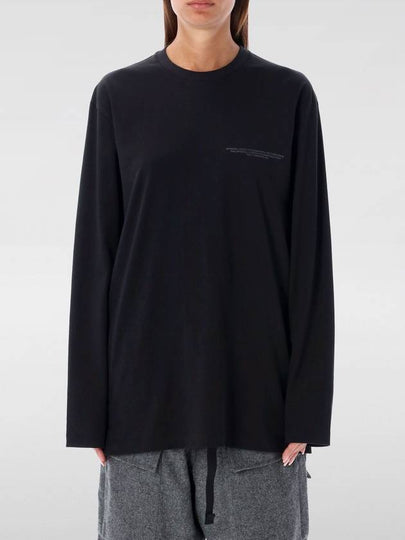 Logo long sleeve t shirt black - Y-3 - BALAAN 2