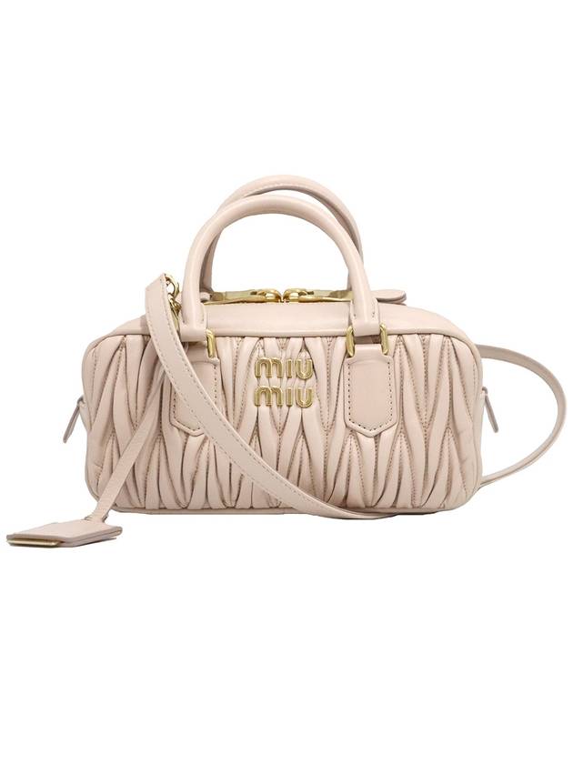 Miu 5BB142 Powder Pink Arkady Materasse Nappa Regular 2WAY - MIU MIU - BALAAN 1