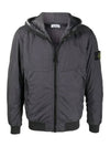 Garment Dyed Crinkle Reps Nylon Primaloft TC Down Jacket Dark Grey - STONE ISLAND - BALAAN 3