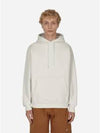 Swoosh Crew Neck Brushed Hoodie White - NIKE - BALAAN 4