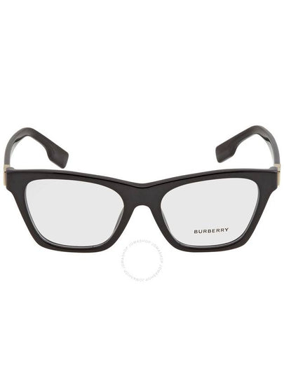 Eyewear Demo Square Eyeglasses Black - BURBERRY - BALAAN 2