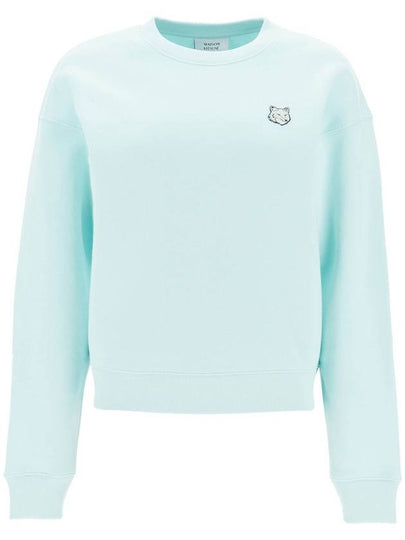 Bold Fox Head Patch Comfort Sweatshirt Peppermint - MAISON KITSUNE - BALAAN 2