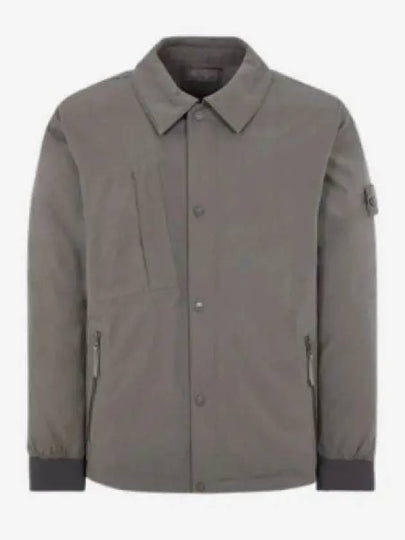 Ghost Piece O-Ventile Down Jacket Grey - STONE ISLAND - BALAAN 2