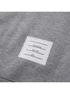 4 Bar Loopback Jersey Sweatshirt Light Grey - THOM BROWNE - BALAAN 5