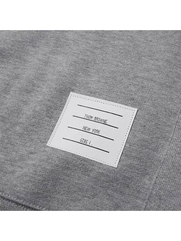 4 Bar Loopback Jersey Sweatshirt Light Grey - THOM BROWNE - BALAAN 5