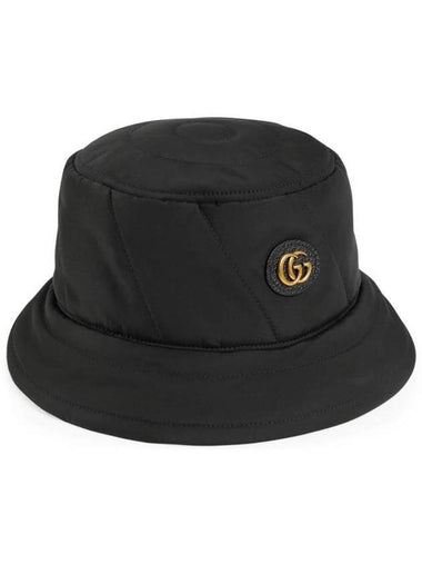 Logo Plaque Bucket Hat Black - GUCCI - BALAAN 1