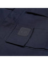 Metropolis Series Gabardine Pocket Long Sleeve Shirt Navy - CP COMPANY - BALAAN 10