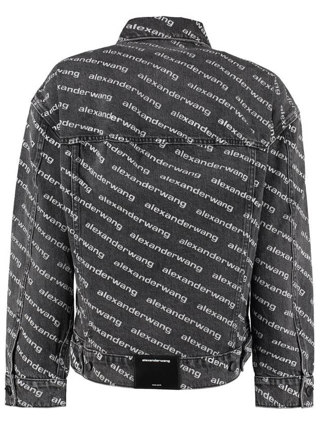 Alexander Wang Printed Denim Jacket - ALEXANDER WANG - BALAAN 2