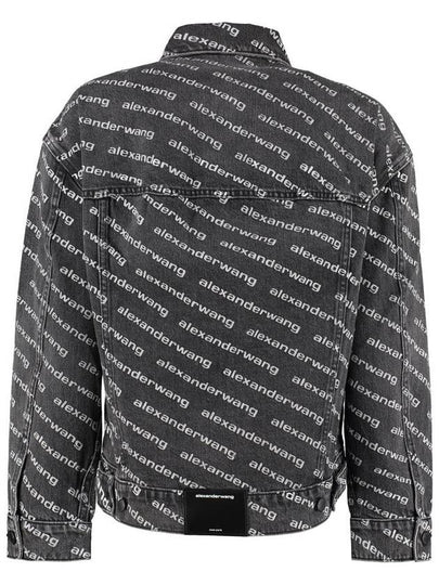 Alexander Wang Printed Denim Jacket - ALEXANDER WANG - BALAAN 2