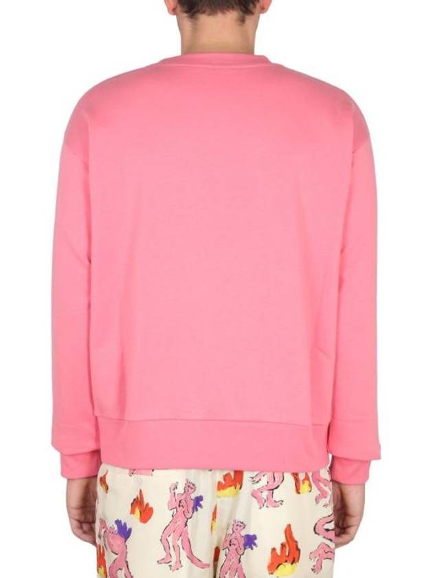 Mini Logo Organic Cotton Sweatshirt Pink - MARNI - BALAAN 4