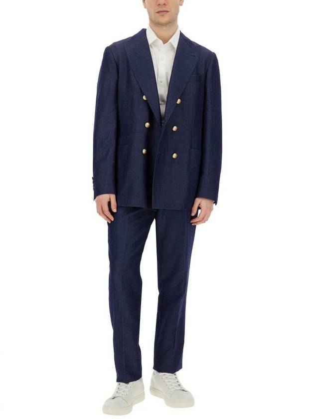 Suit Set MB404LDBHEC189 P24 DENIM - BRUNELLO CUCINELLI - BALAAN 5