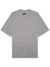 Logo Print Cotton Short Sleeve T-Shirt Grey - FEAR OF GOD ESSENTIALS - BALAAN 3