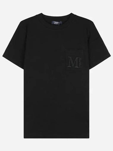 2429976011600 005 Madera cotton short sleeve t shirt black 1047207 - MAX MARA - BALAAN 1