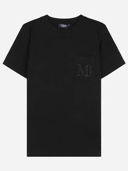 2429976011600 005 Madera cotton short sleeve t shirt black 1047207 - MAX MARA - BALAAN 1