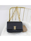 TB Logo Quilted Monogram Medium Shoulder Bag Black - BURBERRY - BALAAN 3