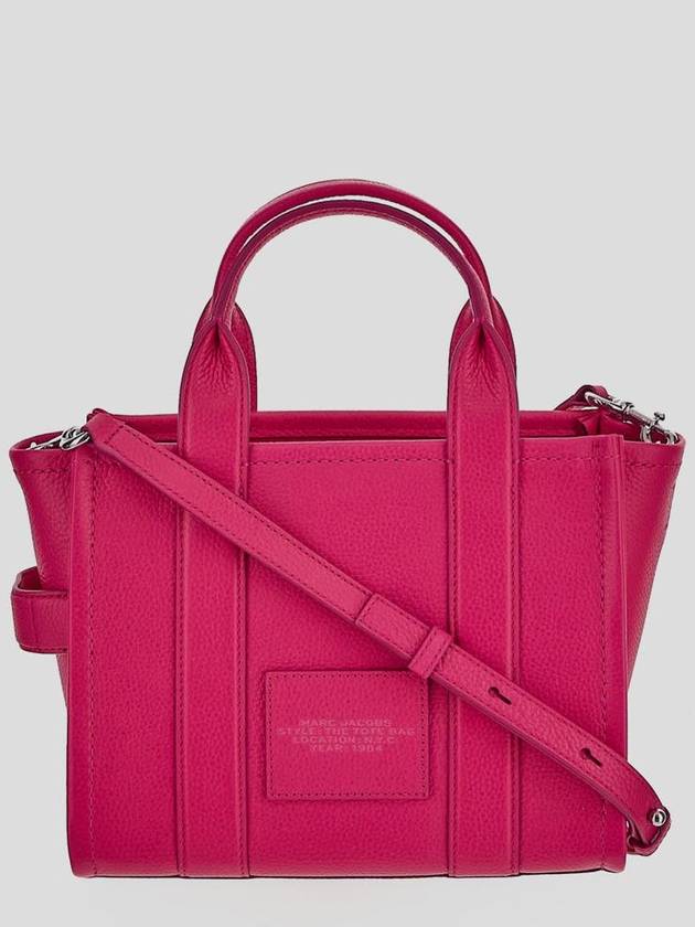 Small Leather Tote Bag Fuchsia - MARC JACOBS - BALAAN 4