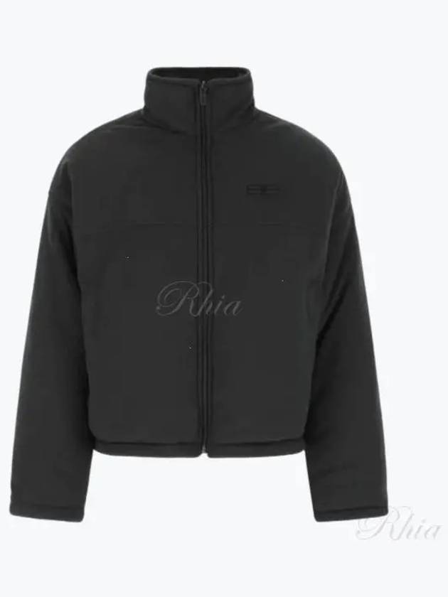 Men's BB Logo Reversible Zip-Up Jacket Black - BALENCIAGA - BALAAN 2