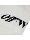 wool logo turtleneck white - OFF WHITE - BALAAN.