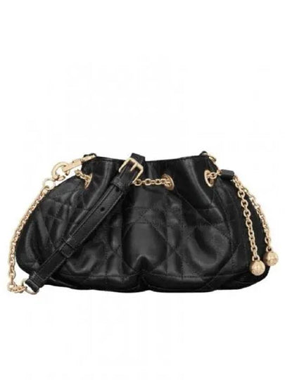 Ammi Small Leather Bucket Bag Black - DIOR - BALAAN 2