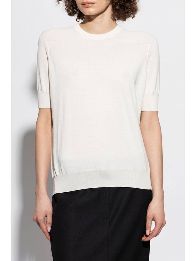 Long Sleeve T-Shirt J02GC0117 J15383 281 WHITE - JIL SANDER - BALAAN 4