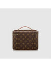 Nice BB Monogram Canvas Pouch Bag Brown - LOUIS VUITTON - BALAAN 8