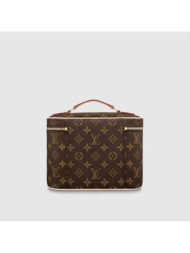 Nice BB Monogram Canvas Pouch Bag Brown - LOUIS VUITTON - BALAAN 8